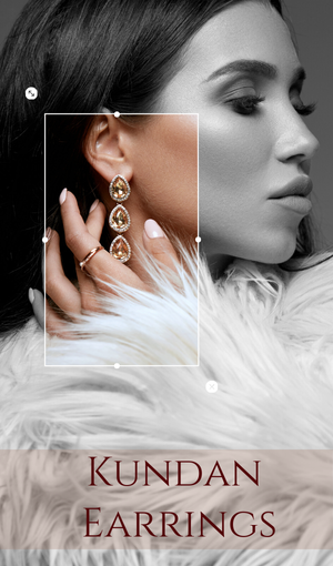 1.KUNDAN EARRINGS