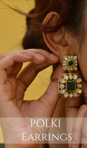 2. POLKI EARRINGS