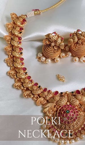 6.POLKI NECKLACES