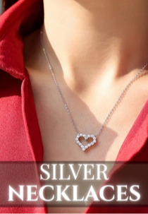 1. Silver Necklaces