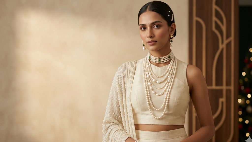 Latest Pearl Jewellery Set Designs 2026 &ndash; Modern & Premium Styling Guide