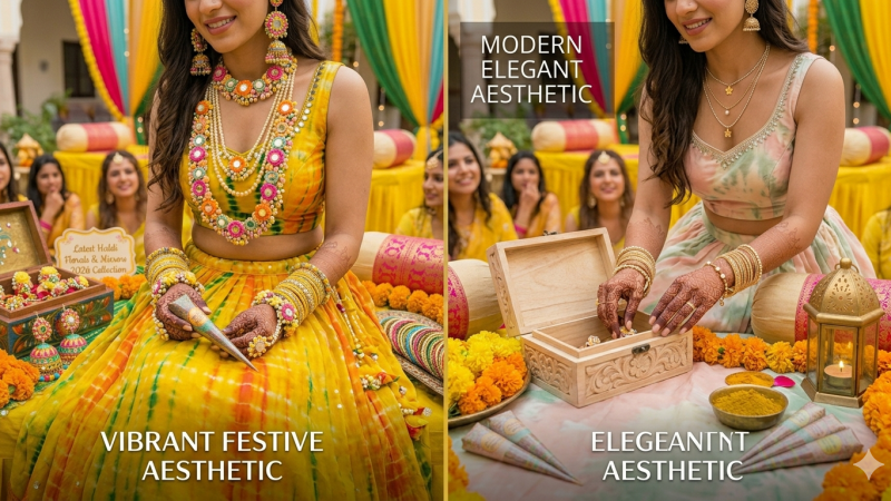 Floral vs Minimal Jewellery for Haldi &ndash; Which Style is Better in 2026?
