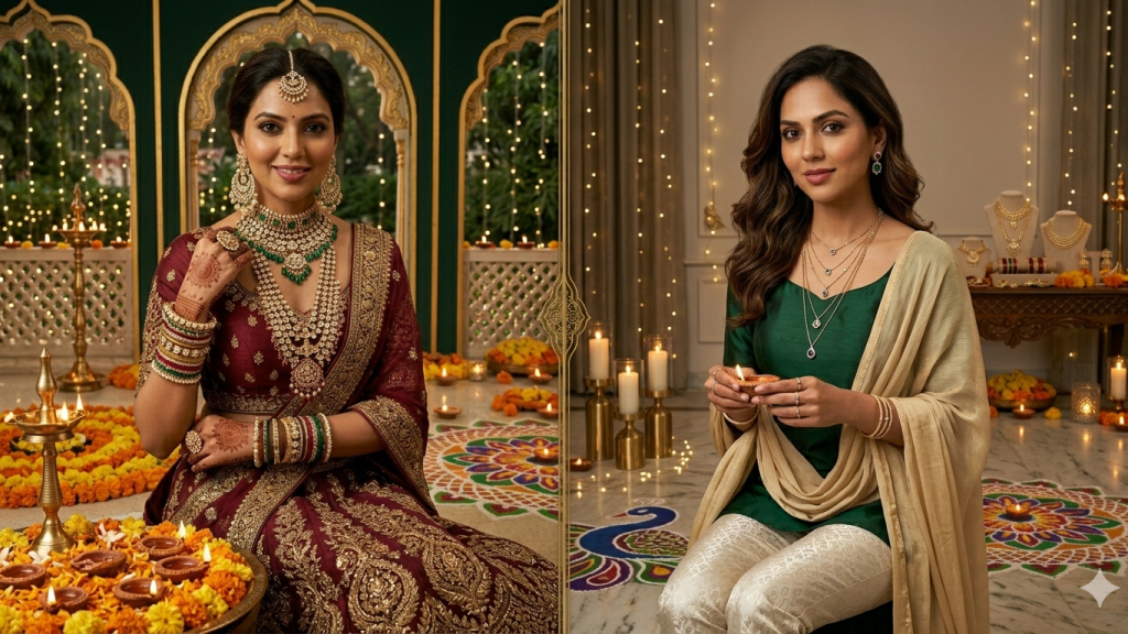 Traditional vs Modern Diwali Jewellery Collection &ndash; Which Style is Trending in 2026?