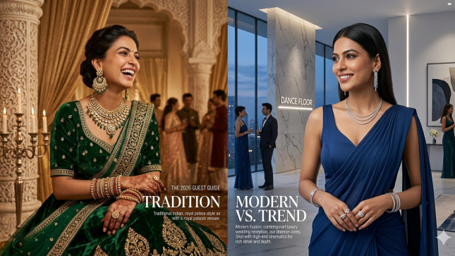 Traditional vs Modern Wedding Guest Jewellery &ndash; Which Style is Trending in 2026?