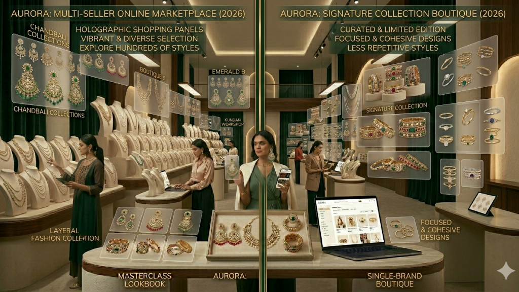 Multi-Seller vs Single Brand Jewellery Store &ndash; Which is Better for Online Jewellery Shopping?
