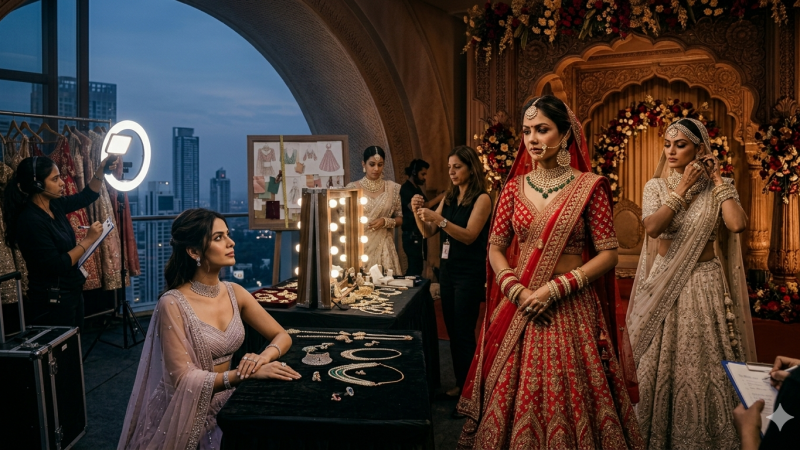 Traditional vs Modern Jewellery for Lehenga &ndash; Which Style is Trending in 2026?