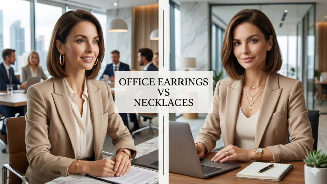 Office Wear Jewellery: Earrings vs Necklaces &ndash; What Looks More Professional?
