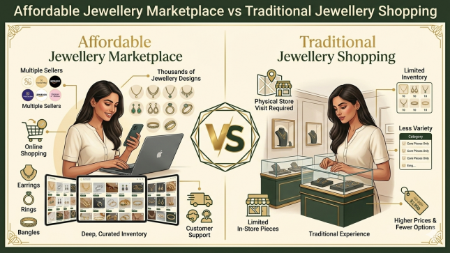 Affordable Jewellery Marketplace vs Traditional Jewellery Shopping: Which Is Better?