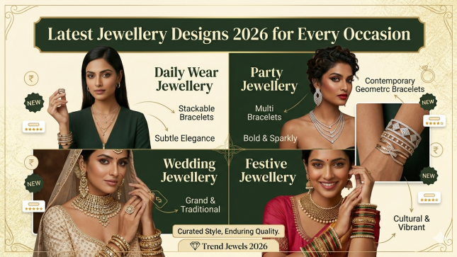 Latest Jewellery Designs 2026 for Every Occasion and Style