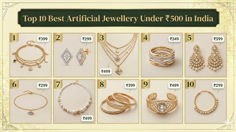 Top 10 Best Artificial Jewellery Under 500 in India for Trendy Fashion Lovers