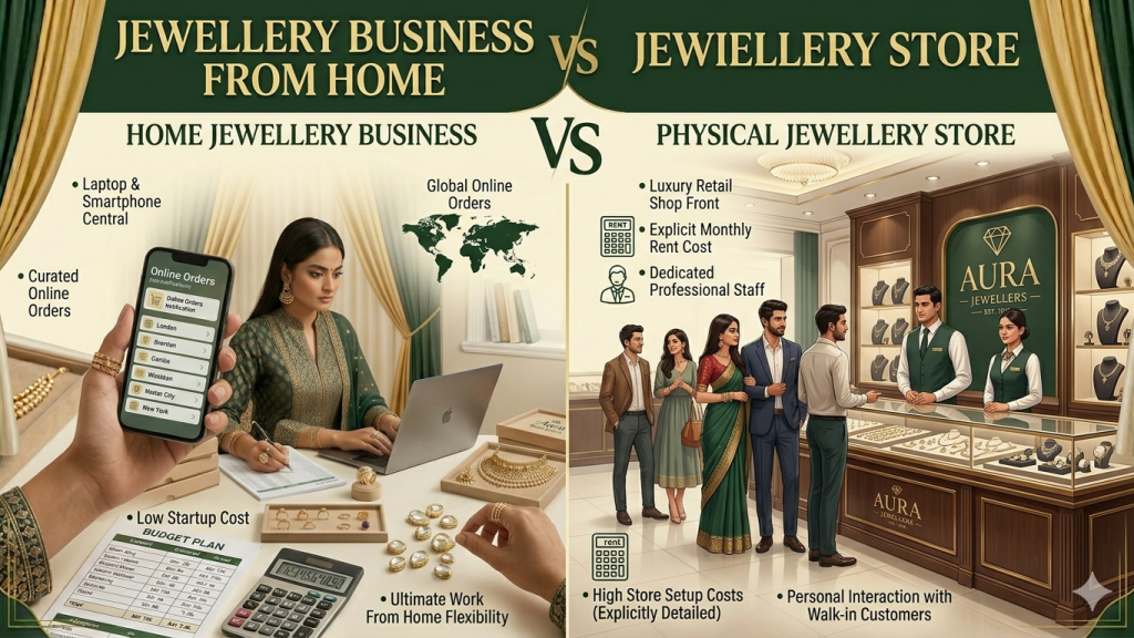 Starting a Jewellery Business From Home vs Opening a Jewellery Store: Which Is Better?