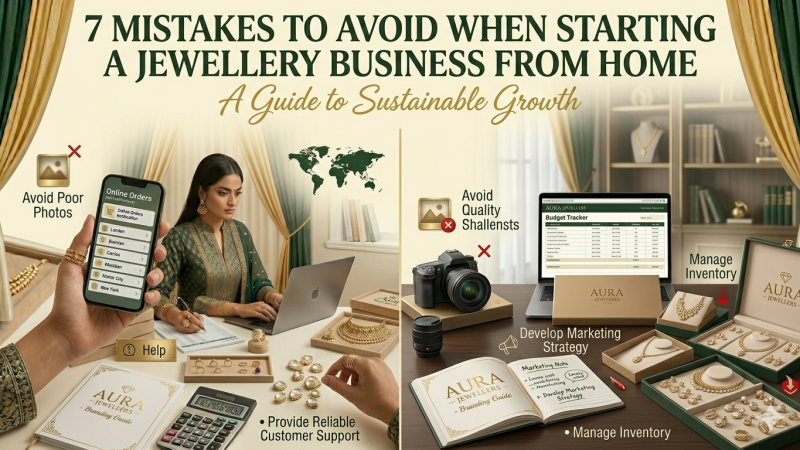 7 Mistakes to Avoid When Starting a Jewellery Business From Home