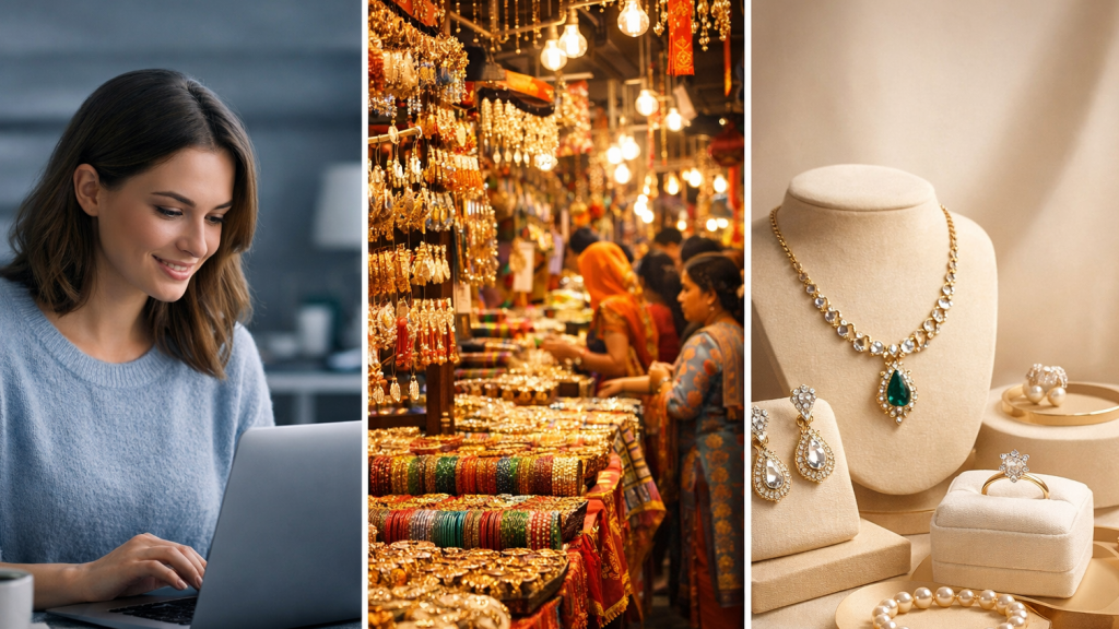 Amazon vs Local vs Jewora &ndash; Budget Jewellery Comparison (Which is Best in India?)